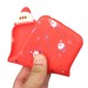 Christmas Theme 3D Doll Decor Pattern Printing TPU Phone Cover Case for iPhone X/XS - Santa Sticker Apple Cases Mobile