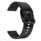 22mm Silicone Watch Strap Band for Samsung Galaxy Watch 46mm - Black Gadgets - Toys - Hobby