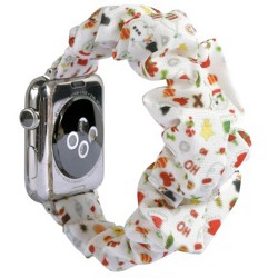 Υφασμάτινο Μπρασελέ για Apple Watch Series 6 SE 5 4 44mm / 3 2 1 42mm - Πολύχρωμα Σχήματα