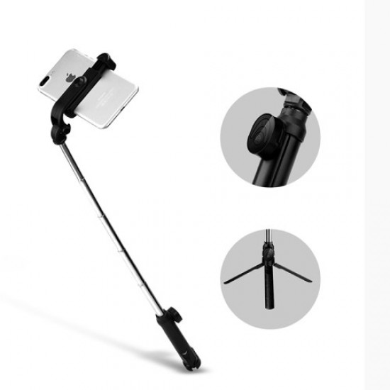 TX-10 Selfie Stick Tripod Extendable Bluetooth Selfie Stick with Remote Control - Pink Holders & Docks