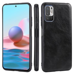 Crazy Horse Texture PU Leather Coated Plastic+TPU Case for Xiaomi Redmi Note 10 5G/Poco M3 Pro 5G/4G - Black Crazy Horse Texture PU Leather Coated Plastic+TPU Case for Xiaomi Redmi Note 10 5G/Poco M3 Pro 5G/4G - Black