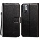 Dual-sided Magnetic Clasp Leather Wallet Stand Phone Case Shell for Xiaomi Redmi Note 10 5G/Poco M3 Pro 5G/4G - Black XIAOMI Cases Mobile