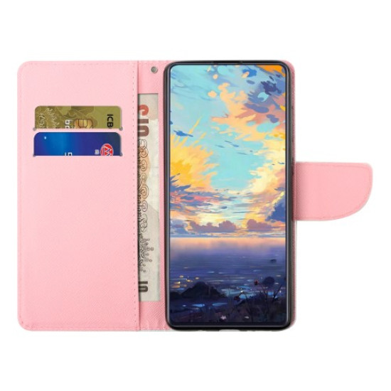 Folio Flip Pattern Printing Leather Phone Wallet Stand Case with Lanyard for Xiaomi Redmi Note 10 5G/Poco M3 Pro 4G/Poco M3 Pro 5G - Red Butterfly XIAOMI Cases Mobile