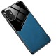 Precise Cut-Out Cover Textured Leather Coated Hybrid Case with Magnetic Metal Sheet Design for Xiaomi Redmi Note 10 5G/Poco M3 Pro 4G/Poco M3 Pro 5G - Blue XIAOMI Cases Mobile