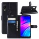 Litchi Skin Wallet Leather Stand Case for Xiaomi Redmi 7 / Redmi Y3 - Black XIAOMI Cases Mobile