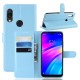 Litchi Skin Wallet Leather Stand Case for Xiaomi Redmi 7 / Redmi Y3 - Baby Blue XIAOMI Cases Mobile