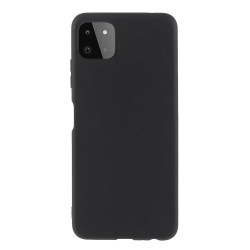 Double-sided Matte TPU Mobile Phone Case Protector Cover for Samsung Galaxy A22 5G (EU Version) - Black