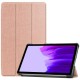 PU Leather Auto Wake/Sleep Tri-fold Stand Case Cover Shell for Samsung Galaxy A7 Lite/T220/T225 - Rose Gold Samsung Cases Mobile Tablet