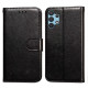 Dual-sided Magnetic Clasp Leather Wallet Stand Phone Case Shell for Samsung Galaxy A32 4G (EU Version) - Black Samsung Cases Mobile