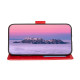 Dual-sided Magnetic Clasp Leather Wallet Stand Phone Case Shell for Samsung Galaxy A32 4G (EU Version) - Red Samsung Cases Mobile