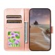 Dual-sided Magnetic Clasp Leather Wallet Stand Phone Case Shell for Samsung Galaxy A32 4G (EU Version) - Rose Gold Samsung Cases Mobile