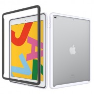 TPU + PC Anti-shock Protective Tablet Case Shell for iPad 10.2 (2020)/(2019)- White
