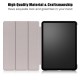 Tablet PU Leather Case Tri-fold Stand Case for iPad Pro 11-inch (2021)/(2020)/(2018)/Air (2020) - Red Apple Cases Tablet