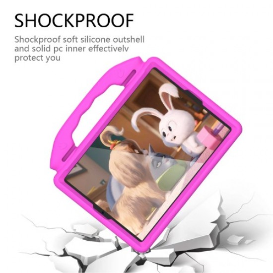 Drop-proof EVA Θήκη Ενισχυμένη για Παιδιά για iPad 10.2 (2020)(2019)/iPad Pro 10.5-inch (2017)/iPad Air 10.5 inch (2019)/iPad Pro 11-inch (2018) - Φούξια Apple Θήκες Tablet