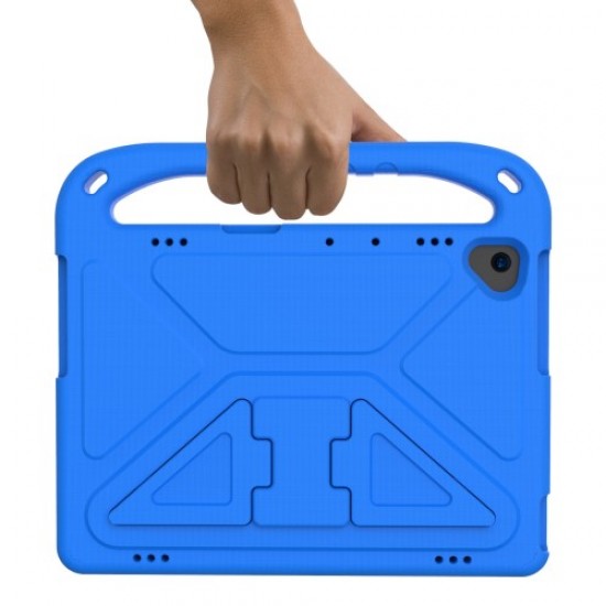 Hand-Hold Grip EVA Tablet Case with Kickstand for Lenovo Tab M10 TB-X505F/TB-X605F/Lenovo M10 FHD REL TB-X605FC/TB-X605LC/Lenovo Tab P10 TB-X705F - Blue Lenovo Cases Mobile Tablet