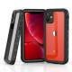 REDPEPPER Dot+ Series IP68 Waterproof Case Phone Covering Clear Back for iPhone 11 6.1 inch - All Black Apple Cases Mobile
