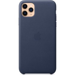 Apple Leather Case for iPhone 11 Pro Max - Midnight Blue
