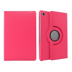 Περιστρεφόμενη Θήκη Βιβλίο με Βάση Στήριξης για Lenovo Tab M10 Plus TB-X606F- Φούξια