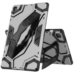 Shield Style Tablet Protctive Case with Strap Kickstand for Samsung Galaxy Tab A7 10.4 (2020) T500 - Grey