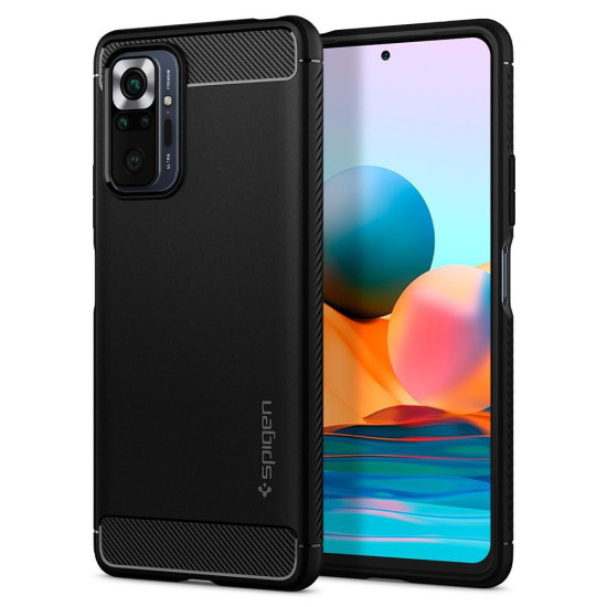 Spigen Rugged Armor Xiaomi Redmi Note 10 Pro Matte Black (ACS02844) XIAOMI Cases Mobile