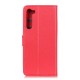 Litchi Surface Leather Mobile Phone Case for OnePlus Nord - Red OnePlus Mobile Cases