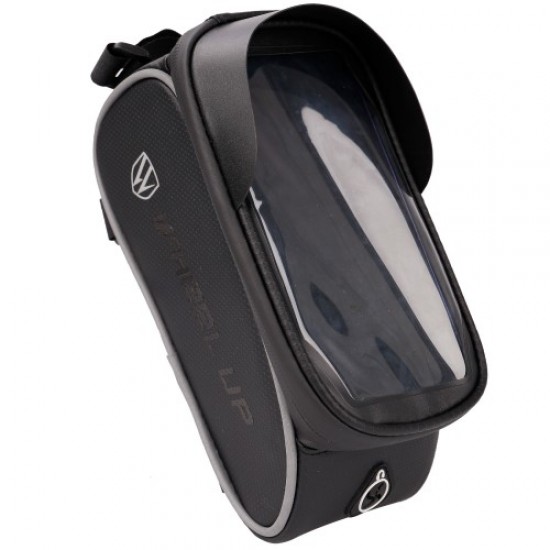 WHEEL UP 020-5 Θήκη Αποθήκευσης Κινητού και Άλλων αντικειμένων για Ποδήλατο - Μαύρο Universal Θήκες Κινητών