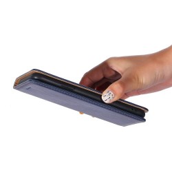 Auto-Absorbed Leather Phone Stand Case for Xiaomi Redmi K40 Pro / Redmi K40 / Poco F3 / Mi 11i - Blue Auto-Absorbed Leather Phone Stand Case for Xiaomi Redmi K40 Pro / Redmi K40 / Poco F3 / Mi 11i - Blue