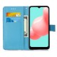Pattern Printing Leather Wallet Stand Cover Case for Samsung Galaxy A52 5G / A52 4G - Butterfly and Heart Samsung Cases Mobile