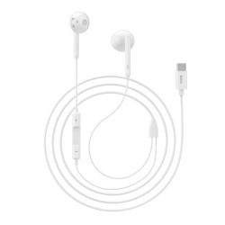 HOCO L10 Acoustic Type-C Wired Earphones with Mic - White HOCO L10 Acoustic Type-C Wired Earphones with Mic - White