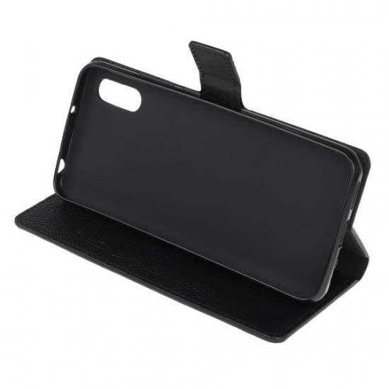 Litchi Texture Wallet Stand Leather Shell Cover for Samsung Galaxy Xcover 5 Samsung Cases Mobile