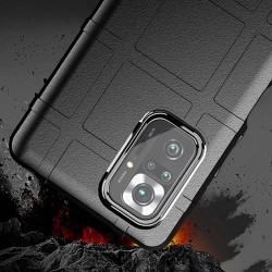 Shock-proof Rugged Square Grid Skin TPU Phone Case Shell for Xiaomi Redmi Note 10 Pro / Note 10 Pro Max - Black Shock-proof Rugged Square Grid Skin TPU Phone Case Shell for Xiaomi Redmi Note 10 Pro / Note 10 Pro Max - Black