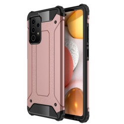 Armor Guard Plastic + TPU Hybrid Shell Phone Protective Case for Samsung Galaxy A72 5G / A72 4G - Rose Gold Armor Guard Plastic + TPU Hybrid Shell Phone Protective Case for Samsung Galaxy A72 5G / A72 4G - Rose Gold