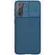 NILLKIN CamShield Pro Shell PC Panel + TPU Frame Cover for Samsung Galaxy S21 Plus 5G - Blue Samsung Cases Mobile