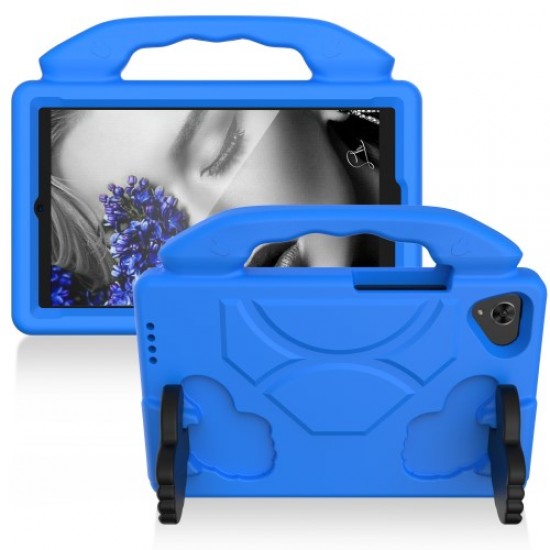 Shockproof Thumb Kickstand EVA Protective Case for Samsung Galaxy Tab A 8.0 Wi-Fi (2019) SM-T290/T295 - Blue Samsung Cases Mobile Tablet