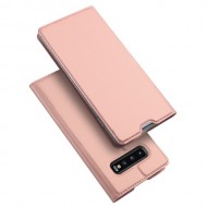 DUX DUCIS Skin Pro Series for Samsung Galaxy S10 Plus Leather Stand Mobile Cover - Rose Gold