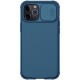 NILLKIN CamShield Pro Magnetic Case Hard PC Protective Shell for iPhone 12 Pro Max - Blue Apple Cases Mobile