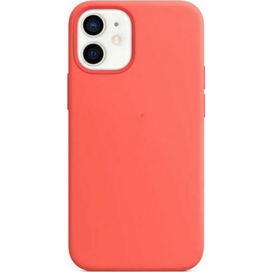 OEM Silicone Case with MagSafe Back Cover for iPhone 12 mini - Pink Citrus Apple Cases Mobile