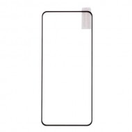 For OnePlus Nord N100 Full Coverage Silk Printing Tempered Glass Shield (Full Glue)