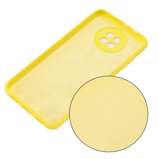 Shockproof Soft Case for Xiaomi Redmi Note 9 5G/Redmi Note 9T 5G Liquid Silicone Cover - Yellow XIAOMI Cases Mobile