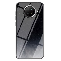 Lightweight Soft TPU Edge Tempered Glass Back Cover Phone Shell with Starry Sky Pattern for Xiaomi Redmi Note 9T 5G/Note 9 5G - Black Starry Lightweight Soft TPU Edge Tempered Glass Back Cover Phone Shell with Starry Sky Pattern for Xiaomi Redmi Note 9T 5G/Note 9 5G - Black Starry
