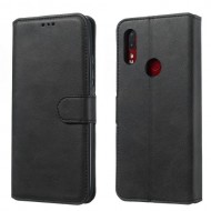 Δερμάτινη Θήκη Πορτοφόλι με Βάση Στήριξης για Xiaomi Redmi Note 7/Note 7 Pro (India)/Note 7S - Μαύρο