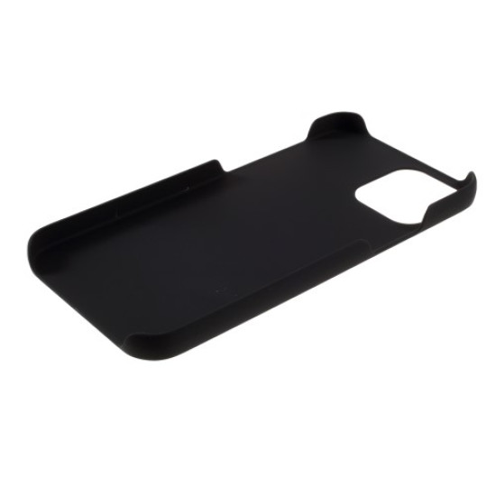 Σκληρή Θήκη από Καουτσούκ για iPhone 12 Pro Max 6.7 inch - Μαύρο Apple Θήκες Κινητών