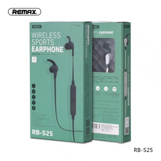 REMAX S25 In-ear Wireless Bluetooth 4.2 Earphone with Mic for iPhone Samsung. etc - Black Bluetooth Headsets / Speakers