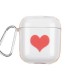 Σκληρή Διάφανη Θήκη με Γάντζο για Κρέμασμα για Apple AirPods - Καρδιά Gadgets - Παιχνίδια - Hobby