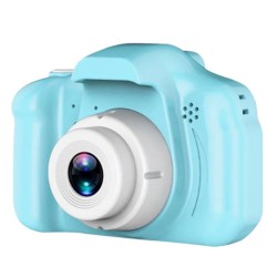 X200 Μικρή Ψηφιακή Κάμερα για Παιδιά (με Υποδοχή κάρτας SD) - Μπλε