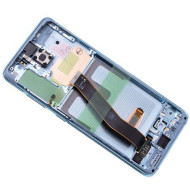Original Samsung LCD and Digitizer Touch Screen for Samsung Galaxy S20 SM-G980/G981 - Cosmic Blue (GH82-22131D)