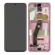 Original Samsung LCD and Digitizer Touch Screen for Samsung Galaxy S20 SM-G980/G981 - Cloud Pink (GH82-22123C)