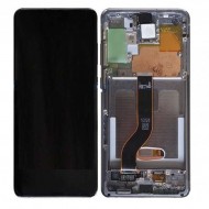Original Samsung LCD and Digitizer Touch Screen for Samsung Galaxy S20 Plus SM-G985 - Cosmic Black (GH82-22134A)