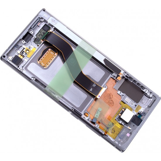 Γνήσια Samsung Οθόνη LCD και Μηχανισμός Αφής για Samsung Galaxy Note 10 Plus SM-N975F - Ασημί (Aura/Glow Silver) (GH82-20838B) Samsung Ανταλλακτικά