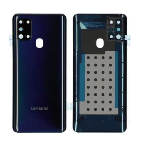 Γνήσιο Samsung Καπάκι Μπαταρίας για Samsung Galaxy A21s SM-A217F - Μαύρο (GH82-22780A) Samsung Ανταλλακτικά